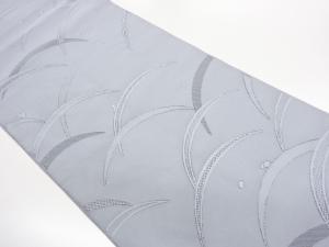 綴れ露芝模様織出し名古屋帯